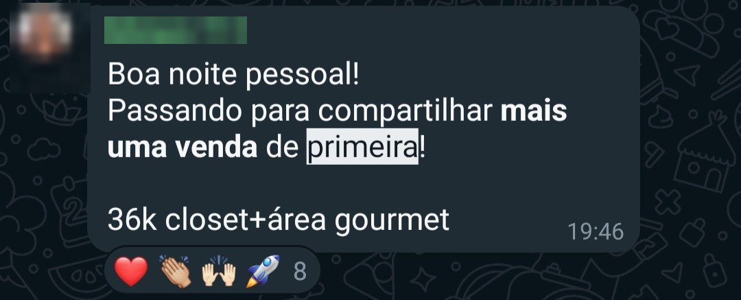 Print do depoimento de Miriam